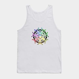 Colorful Mountains Mandala Tank Top